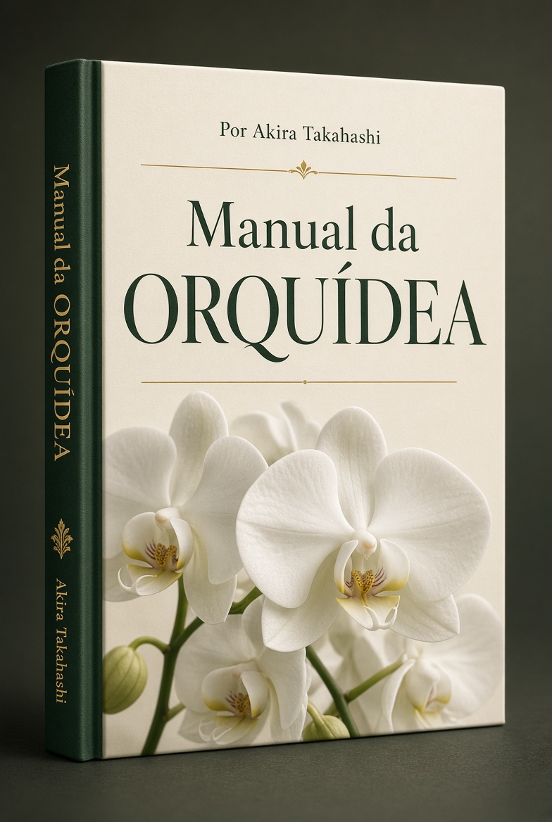 Capa do Manual da Orquídea, por Akira Takahashi